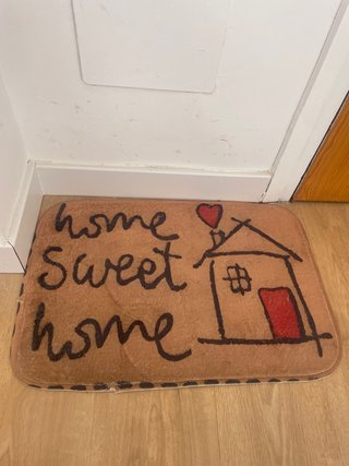 Tappeto d'ingresso Home Sweet Home con casa