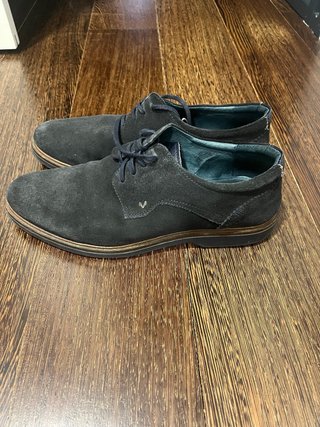 Zapatos Martinelli Hombre Ante Azul Marino