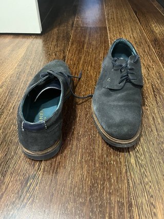 Zapatos Martinelli Hombre Ante Azul Marino