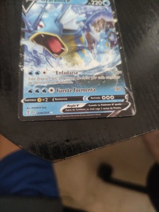 Carta Pokémon Gyarados V 028/203