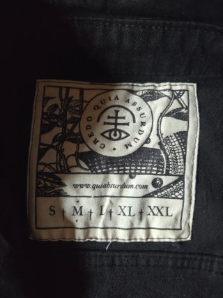 Denim alternative esoteric jacket-grunge style
