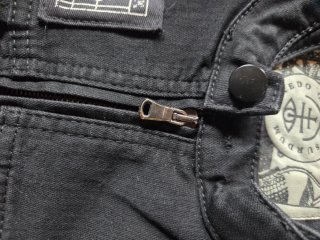 Denim alternative esoteric jacket-grunge style