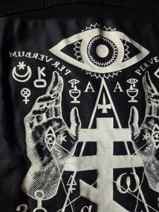 Denim alternative esoteric jacket-grunge style
