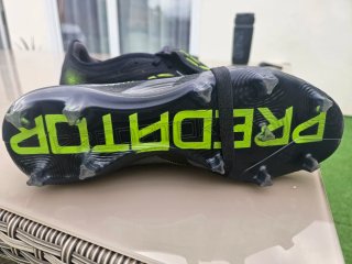 Adidas Predator Botas de Fútbol Negras/Verdes