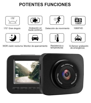 Cámara de Coche AWESAFE Full HD 1080P