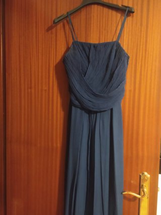 Vestido de fiesta azul
