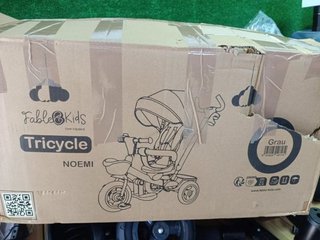 FableKids Triciclo Noemi 5 en1 con Barra de Empuje