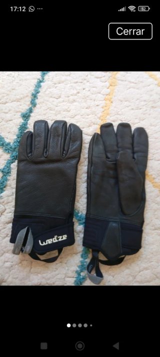 Guantes de invierno Wed'ze negros