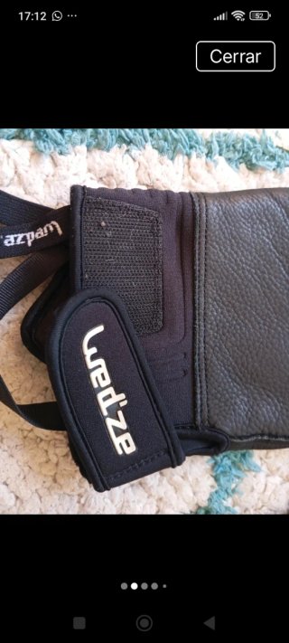 Guantes de invierno Wed'ze negros