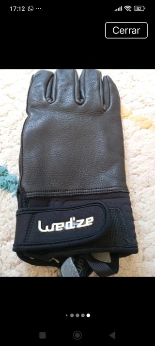 Guantes de invierno Wed'ze negros