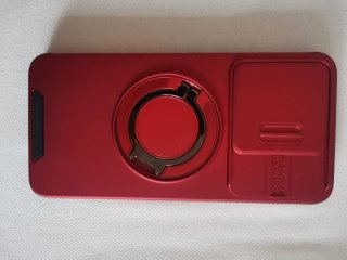 Funda Xiaomi 14T Roja con Anillo