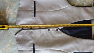 Chaleco Lino Clemente talla 54 XL gris plata.