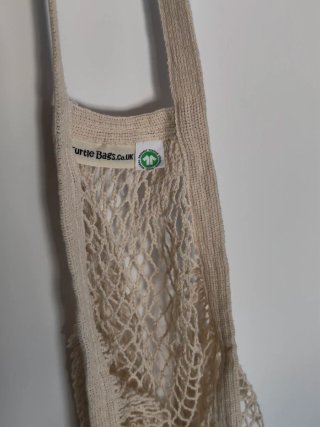 Bolsa de malla reutilizable para la compra