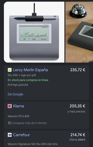 Tableta Capturadora de Firmas Wacom STU-430