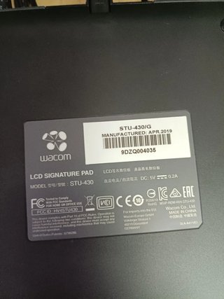 Tableta Capturadora de Firmas Wacom STU-430