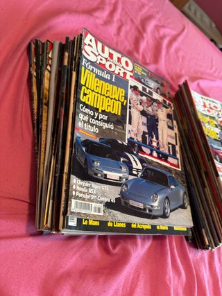 54 revistas Auto Sport Hebdo 1995/2006 o cambio