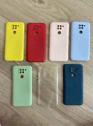 Lote 7 Fundas Xiaomi Redmi Note 9 Colores