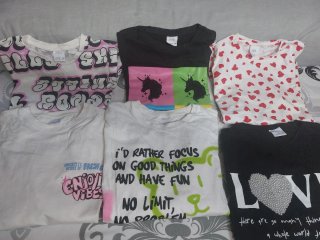 Camisetas zara manga larga talla 13-14