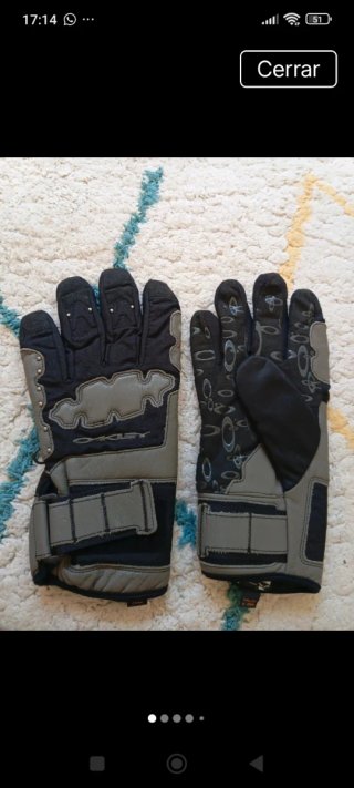 Guantes Oakley Invierno Negro/Gris