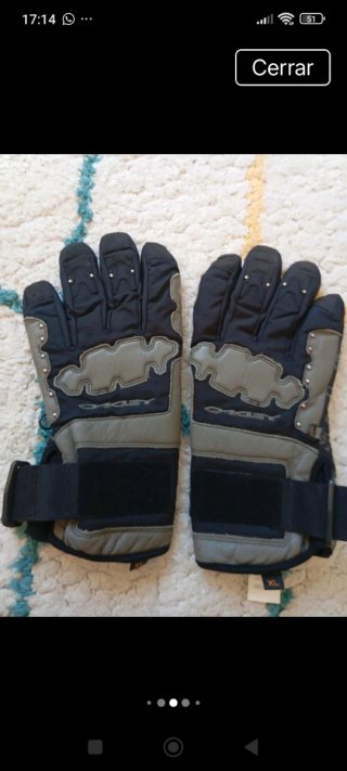 Guantes Oakley Invierno Negro/Gris