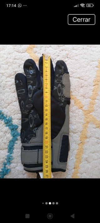 Guantes Oakley Invierno Negro/Gris