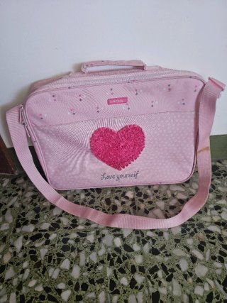 Bandolera Safta Corazón Rosa Love yourself
