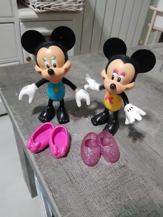 Pareja Figuras Minnie Mouse Disney