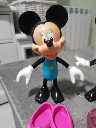 Pareja Figuras Minnie Mouse Disney