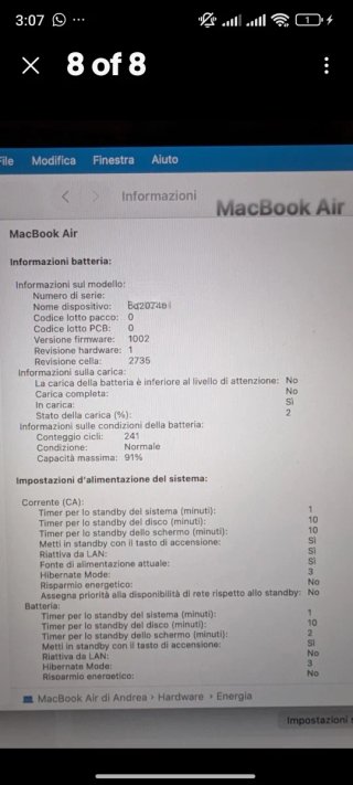 MacBook Air 13 M1 16GB RAM 256GB SSD