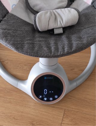 Hamaca Mecedora Eléctrica Baby Luxe Gris