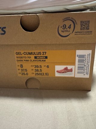 Zapatillas Asics Naranja/Rosa Talla 27