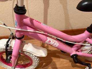 Bicicleta infantil rosa DIB 12