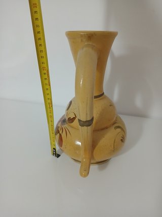 Brocca Ceramica Bassano Dipinta a Mano Vintage