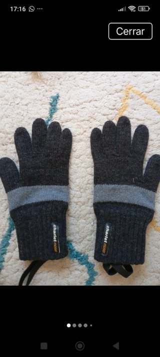 Guantes Charlet Moser Invierno Negro/Gris