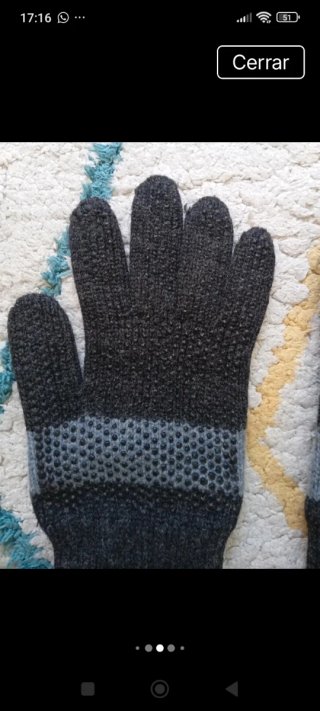 Guantes Charlet Moser Invierno Negro/Gris
