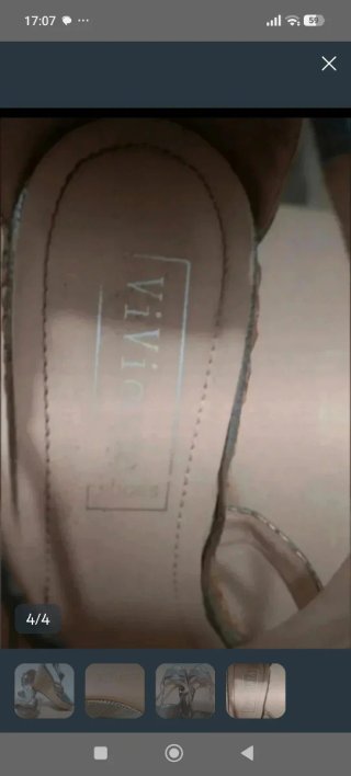 Sandalias plateadas Vivienne