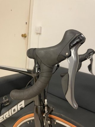Bicicleta de carretera Merida Negra