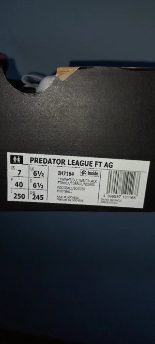 Botas de fútbol Adidas Predator Talla 40