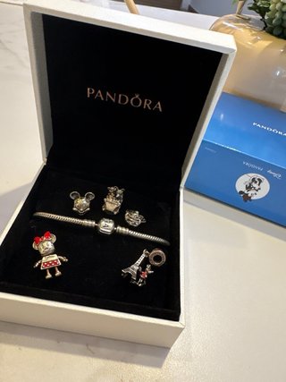 Pulsera Pandora Disney Plata