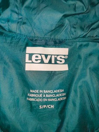 Giacca Piumino Levi's Uomo Verde Taglia S