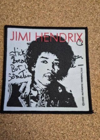 Jimi Hendrix Vintage Woven Patch - Notebook