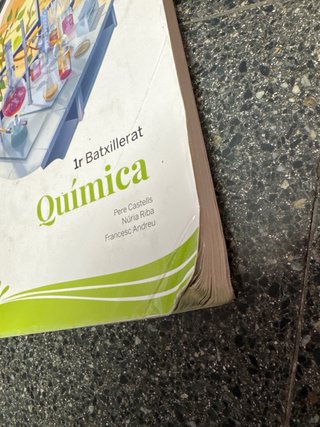 Libro Química 1o Bachillerato (catalán)