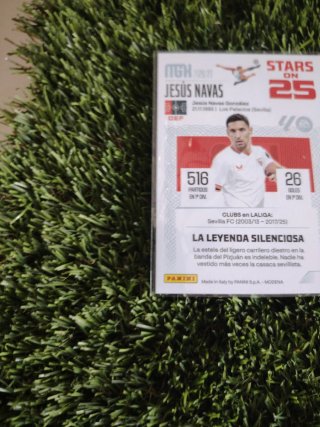 Cromo Jesús Navas Stars on 25 Panini