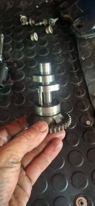 Culata KTM EXC-F 450 2009 arboles balancines