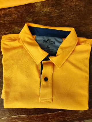 Polo Batech Amarillo Manga Corta XXL