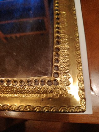 Espejo Marroquí Dorado