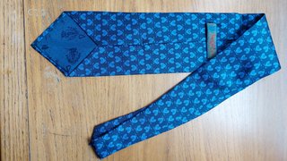 Corbata de seda con estampado