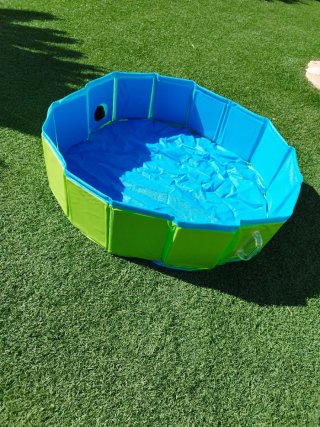 Piscina para mascotas plegable