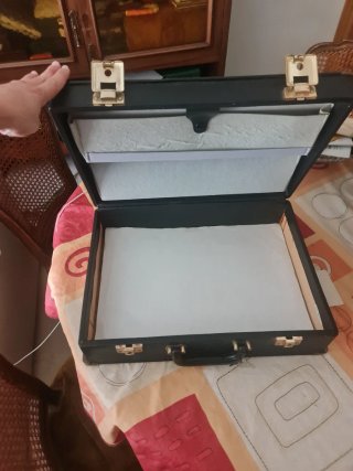 Alta gama Exclusivo maletín autént. cuero PVP 700€