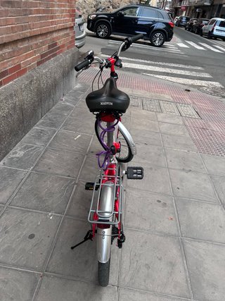 Bicicleta Plegable Monty F-19 Roja